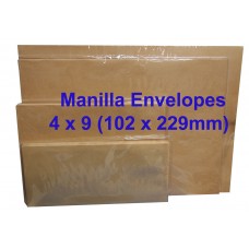 Winpaq Manilla Envelope No.4x9 (20s)