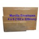 Winpaq Manilla Envelope No.4x9 (20s)