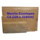 Winpaq C4 Manilla Envelope 9x12-3/4 (10s)