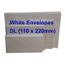 Winpaq DL White Envelope 110x220mm (20s)