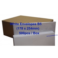 Winpaq White Envelope B5 7 x 10 (Box)